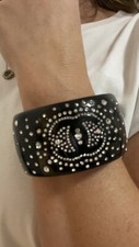 CHANEL Armband Cuff Cc Strass