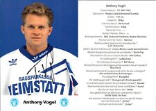 ANTHONY VOGEL  Autogramm AK Autogrammkarte Eishockey EHC HEDOS München