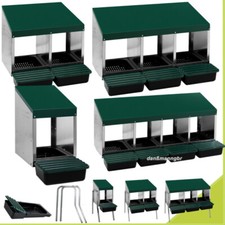 Legenest Legenester Hühnernest Abrollnest  aus Metall/Kunststoff  mit Fangschale