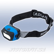 COB LED Stirnleuchte Stirnlampe BGS Arbeitslampe inkl. Batt. Winkel verstellbar