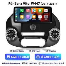 12.3"Android 13 Autoradio 6+128G Für Benz Vito W447 14-24 GPS Navi 4G SWC 8-Kern