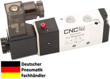 Pneumatikventil 5/2 Wege 12V 24 V 230V  1/8" 5/2 Wegeventil Magnetventil