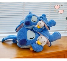 80cm Ente Stich Puppe Plüsch Spielzeug Stich Schlaf Kissen Kinder Geschenk Pupp