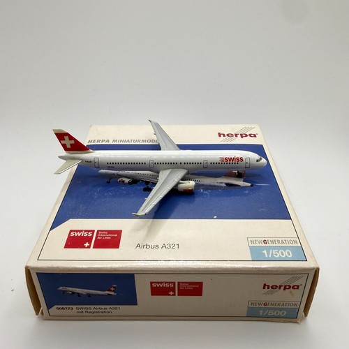 Herpa wings 500 swiss - herpa, 1:500