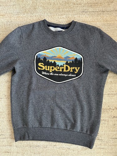 Superdry sweatshirt grau - superdry, gr