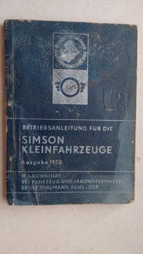 Betriebsanleitung für - ",