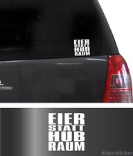 Eier statt Hubraum Sticker