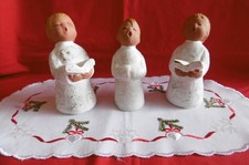 Set 3 singende original Singer Engel Jullar 14 cm