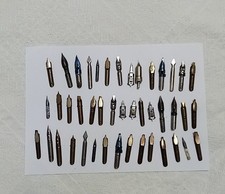 44 Federn Federhalter Füller Schreibfeder  Tusche antik