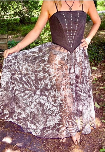 Jeans corsagenkleid mit - corsagenkleid,