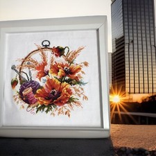 Fertig gesticktes Stickbild