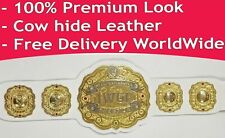 IWGP Intercontinental Championship Gürtel Dual Layer Box Tip Vegetable Leather