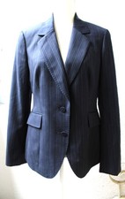 Tommy Hilfiger Blazer Gr. 40 / US 10 Dk. Blau mit Nadelstreifen Wolle NEU