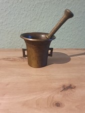Schwerer Messing Mörser mit