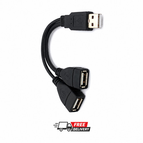 Usb stecker auf 2 dual - auf,