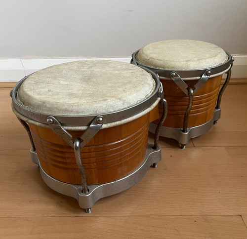 Vintage bongos set latein - set,