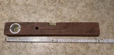 Wasserwaage aus Teakholz ? 40 cm  funktionsfähig Vintage