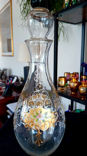 Große glas karaffe böhmen - große,