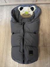 Odenwälder Babynest Mucki Fußsack für Tragewanne und Autositz NEU dunkelgrau