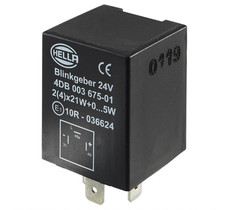 Hella 4DB 003 675-011 Blinkgeber für Autos - 24V, 3-polig, gesteckt, elektronisc