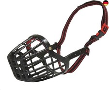 Croci Hundemaulkorb, Verstellbarer Hundemaulkorb, Kunststoff-Gesichtskorb gegen