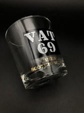 VAT 69 Scotch Whisky Glas  8x 7.5cm 