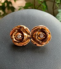 Gablonzer Brosche goldfarben