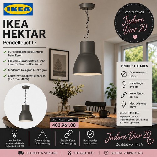 Ikea hektar lampe - hektar,