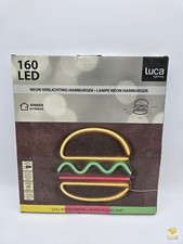 Neon Schild Burger 30x29cm