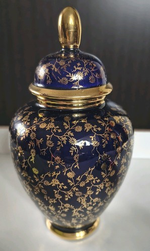 Vintage deckelvase - vintage,