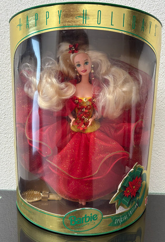 Barbie 1993 happy holidays - barbie,