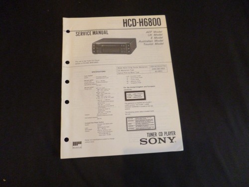 Original service manual - service,