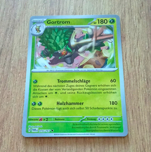 Pokemon tcg karte gortrom - karte,