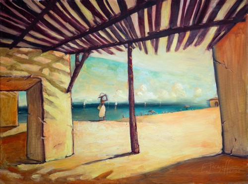 Eva tarasoff beach original - "beach",