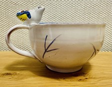 Handmade Tasse Vogel