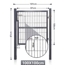 Gartentor Tor Metall Verzinkt