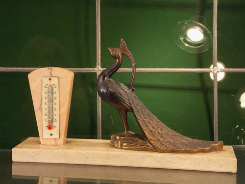 Antik figur pfau - figur,