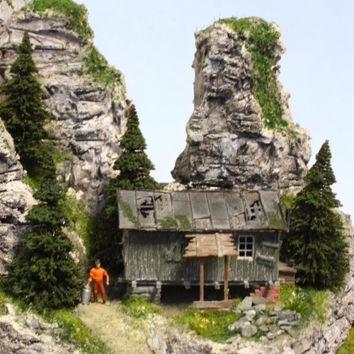Diorama 87 berglandschaft - h0, 1:87