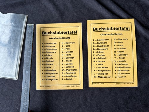 Alte buchstabiertafel - 2, x