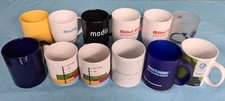 12 Stück Kaffeetassen Kaffeebecher mit Firmenschriftzug NEU Konvolut