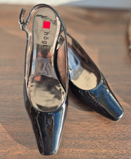 Högl Sling Pumps Lack Leder