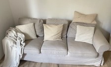 Ektorp 3er Sitzer Beige, gebraucht