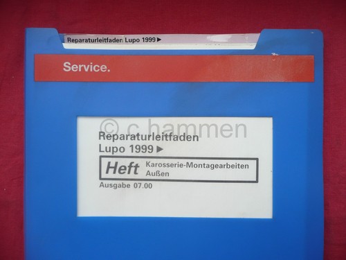 Reparaturleitfaden lupo 3l - reparaturleitfaden,