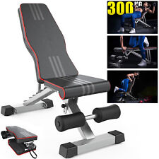 Hantelbank Trainingsbank Multifunktion Fitness Bank Schrägbank Klappbar Homegym