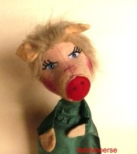 alte Handpuppe Miss Piggy
