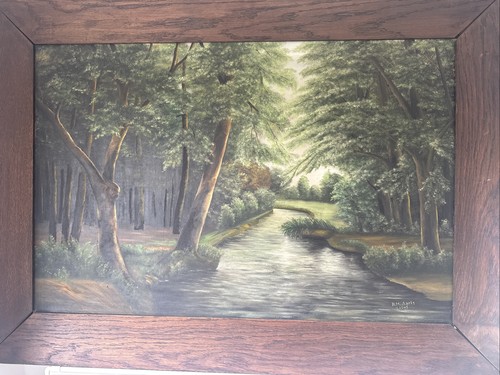 Großes vintage ölgemälde - vintage,