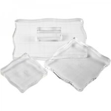 Acryl - Stempelblock - 3er Set