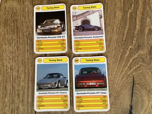 Gemballa porsche spielkarten - gemballa,