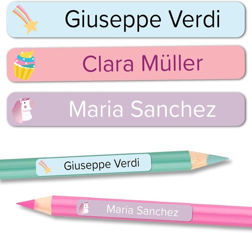 Namensaufkleber kinder schule - namensaufkleber,