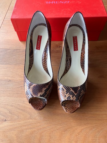 Renzi peeptoe pumps - peeptoe, terracotta
